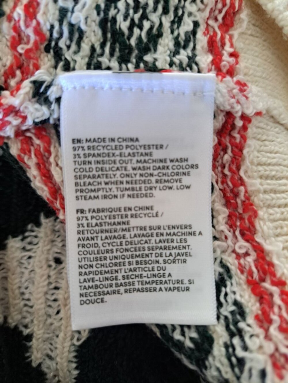 Lands End Fair Isle Dog Graphic Sweater S Winter Knit Women's Snowflake Lodge - Picture 10 of 11